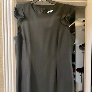 Antonio Melani, sleeveless black mid-length sheath dress